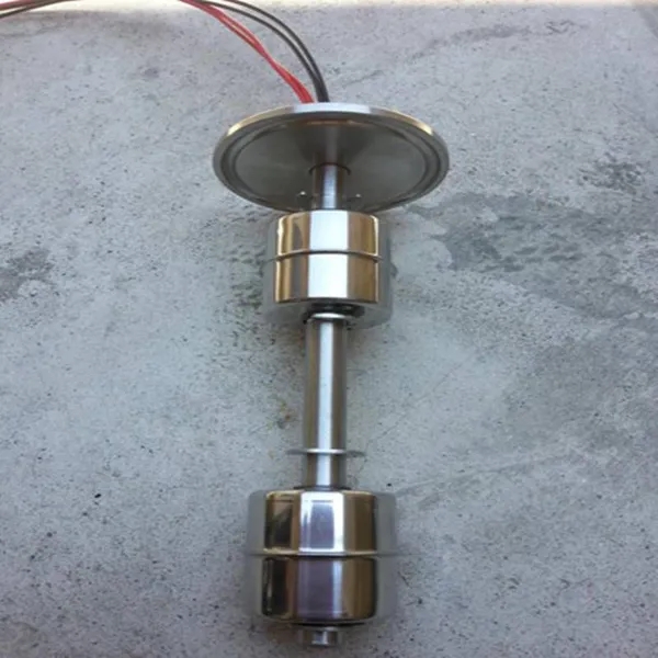 High-temperature 304 Stainless Steel Float Switch, Reed Switch Double Liquid Level Float, Customized Connecting Rod Liquid Level Switch photo-3