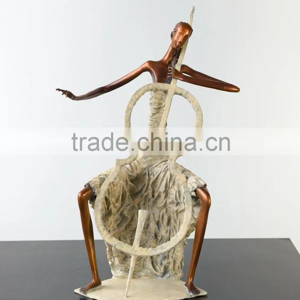 Patented Home Decoration Bronze Figure Statue Abstract Sculpture photo-4
