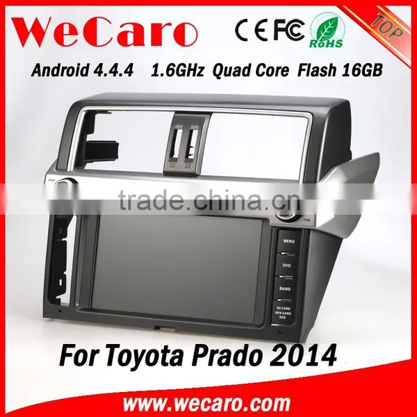 Wecaro 9" Android 4.4.4 Touch Screen Car Mulitimedia for Toyota Prado 2014 Dvd Player With WIFI 3G Bluetooth Gps Navigation photo-5