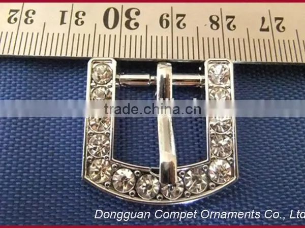 Wholesale 15mm Diamond Square Buckle Pet Collar Alloy Buckles Upscale Rhinestone Dog Collar Buckle photo-3