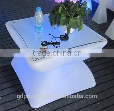 PE Plastic Bar Table With LED Light and Remote T003 photo-4