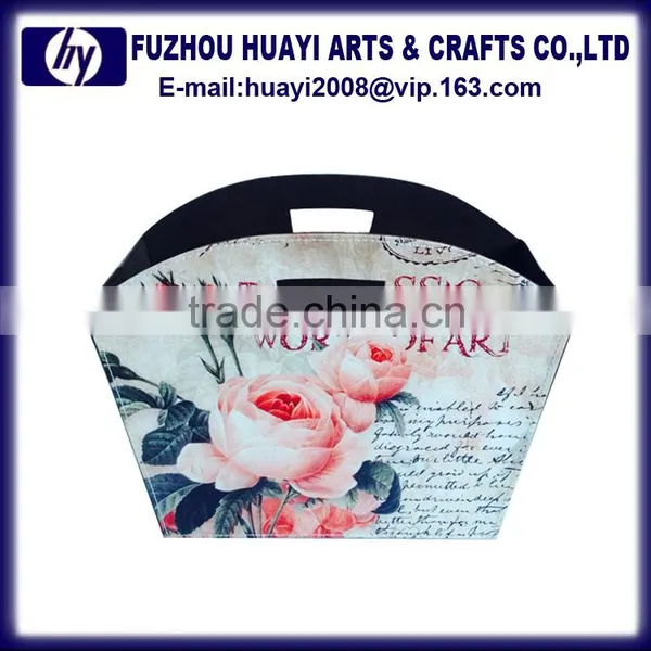 Vintage PU Storage Basket Sundries Basket 2016 photo-4