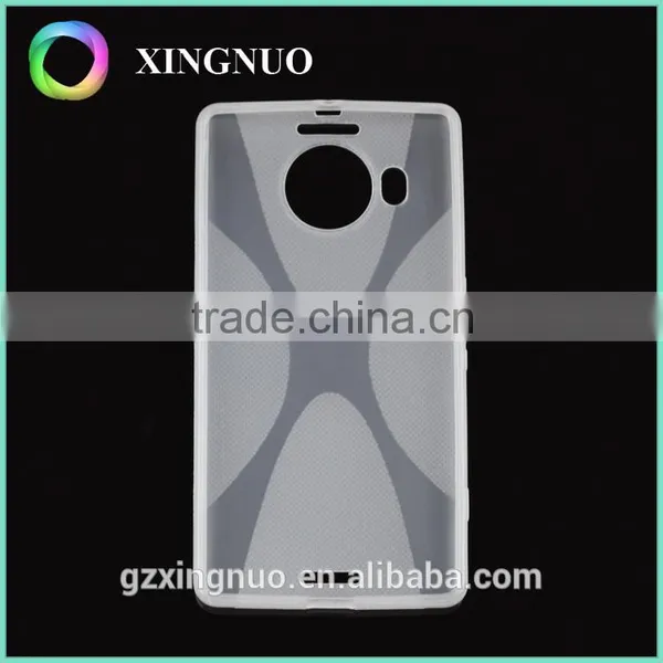 Slim Transparent Crystal Clear TPU Back Cover for Microsoft Lumia 950XL photo-2