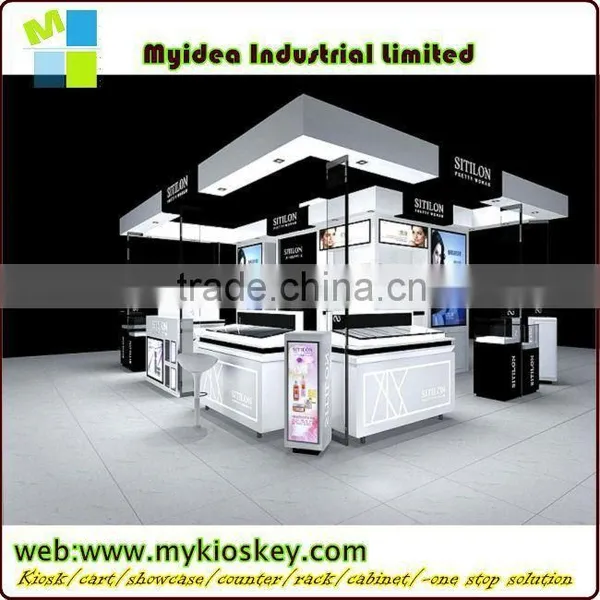 Wooden Point of Sale Retail Cardboard Cosmetics Display Shelf photo-5