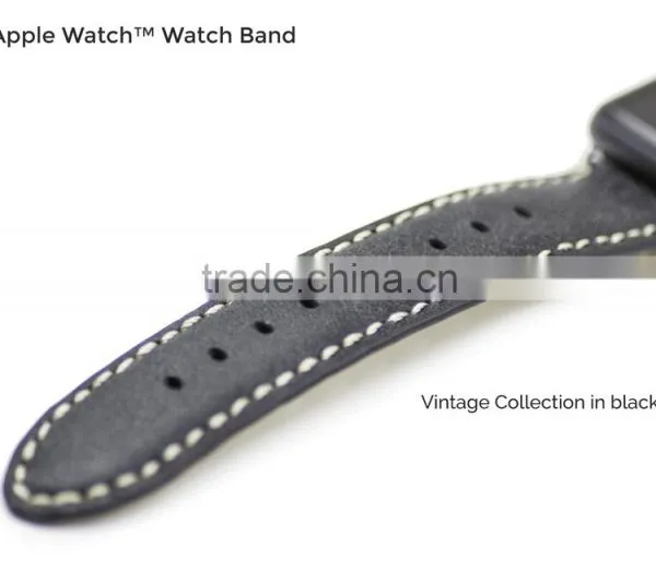 Original Kajsa Vintage Collection Genuine Leather Watch Band Wrist Strap For 42MM Apple Watch MT-3968 photo-5