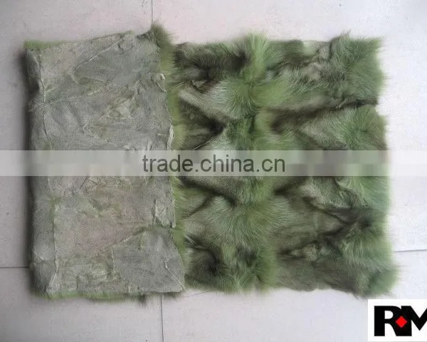 Factory Wholesale 100% Genuine Scrap Fox Fur Plates in Low Price photo-6