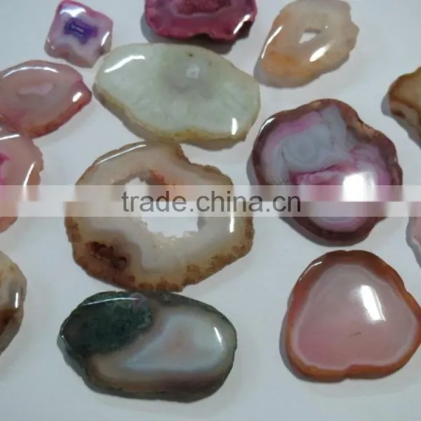 Colorful Agate Geode Slices photo-3