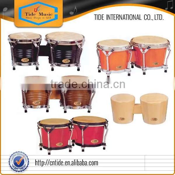 7.5"+8.5" Professional Duluxe Bongo/wooden Bongo Drum Latin Percussion (TDB-101MA)Instrument photo-4
