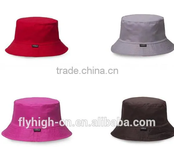 OEM Simple Design Blank Cheap Cotton Custom Bucket Hat