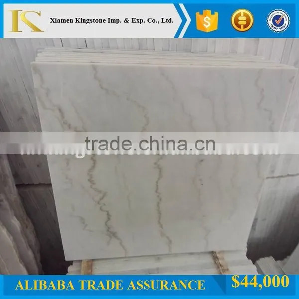 Marble Tile Guangxi White Marble Tile for Interior