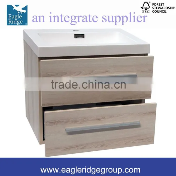 2-Drawers Vanity, Wall Hung Vanity, Bathroom Vanity K600P photo-2