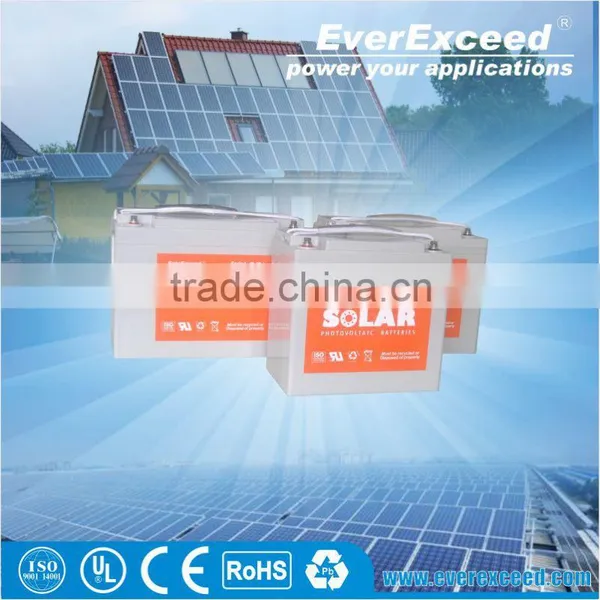 EverExceed Solar Gel Battery Solar Battery 12v 300ah