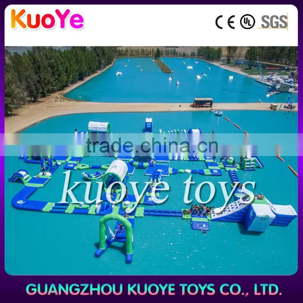 inflatable water playground larger,inflatable big water park,floating park inflatable
