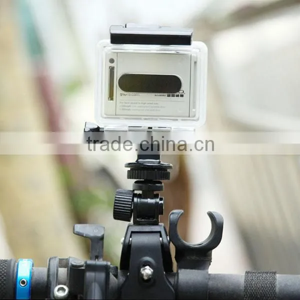 180degree Rotate Best Bike Bicycle Scooter Motorcycle Golf Stroller Handlebar Clamp Mount Holder for Gopro SJ4000 Sport Camera photo-6