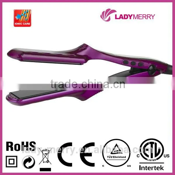 Professional 1.4" Digital Nano Silk Plates Hair Intertek Flat Iron photo-2