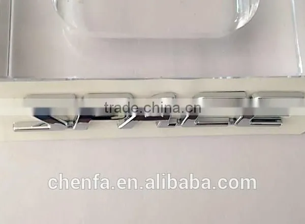 Promotional 3m Adhesive Plastic Auto Chrome Emblem photo-3