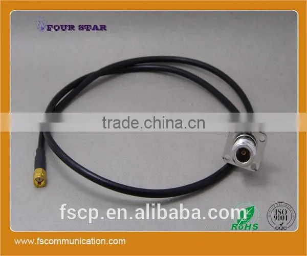 LMR200 Cable Assembly With N Female Flange Clamp to SMA Male Crimp Connector photo-4