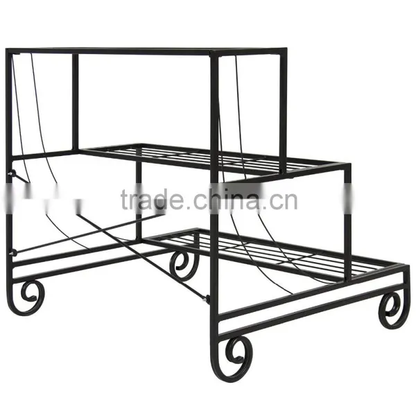 Iron Wedding Flower Pot Stand Centerpieces 3 Tier Designs Rack photo-3