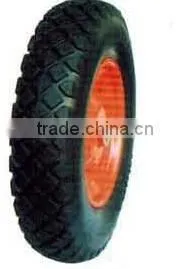 PU-1014 16"x4.00-8 High Quality Cheaper Price Yellow Colour Europe Panama Market PU Wheels photo-2