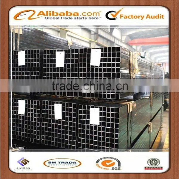 BLACK CARBON STEEL WELDED Black Square Steel Pipe /tube Q195-235 photo-2