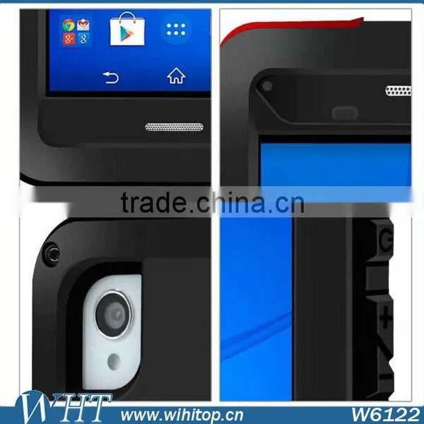 For Sony Xperia Z3 Waterproof Case, Love Mei Aluminum Waterproof Shockproof Dirtproof Case For Z3 With Gorilla Glass photo-3