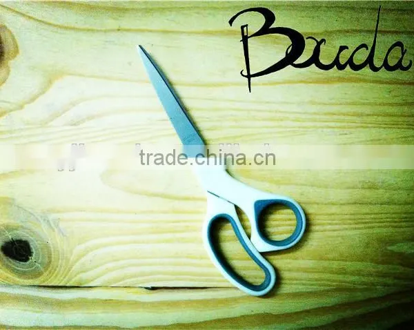 Soft Handle Hot Sale Office Scissors With Plastic and TPR Handle BD-S1703 photo-1