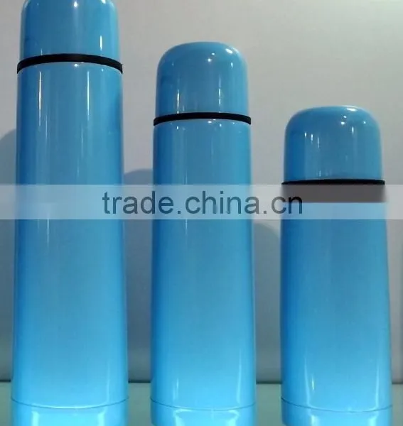 Screw Stoper Double Wall Stainless Steel Bullet Vacuum Flask With Pouch photo-5