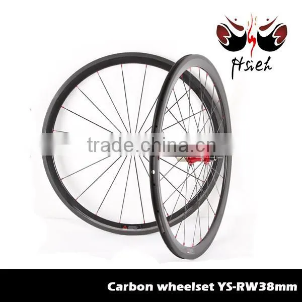 Chinese 700c*38m Carbon Road Bike DT Hub Wheels photo-2