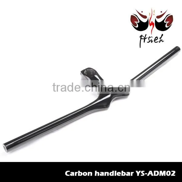High performance carbon mtb handlebar with stem