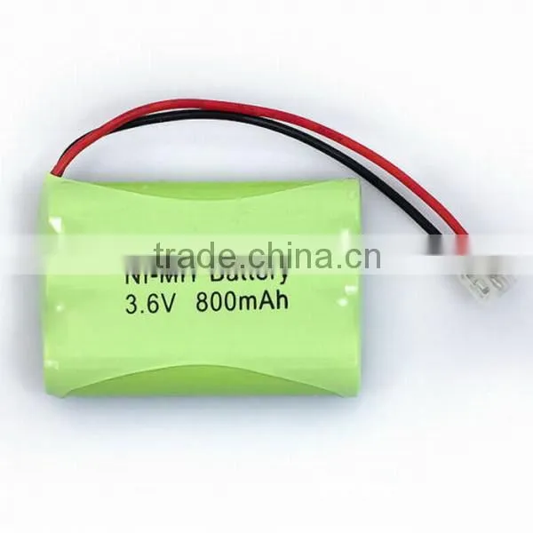 Rechargeable Ni-mh Battery Pack Aaa 600mah 3.6v for Cordless Phone