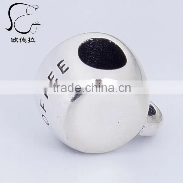Custom Made Sterling Silver Fashion Coffee Cup Enamel Charms photo-5