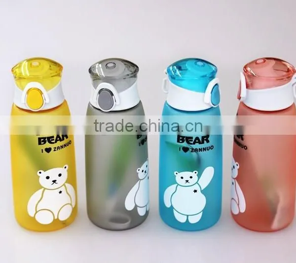 300ML & 380ml Kids Water Bottle, Cute Design of Plastic Water Bottle for Kids