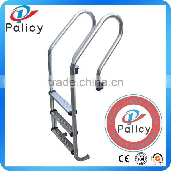 Swimming Pool SS304 3 Steps Pool Ladder With Safety Rail photo-4