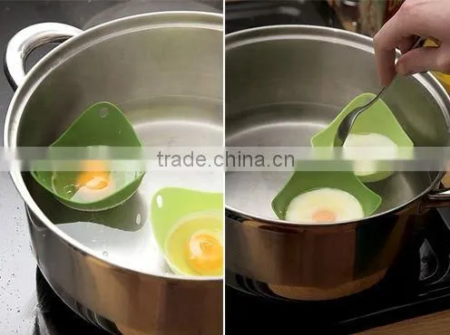 Flexible.Durable and Multipurpose Silicone Egg Poacher