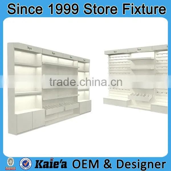 Wooden Wall Panels Display Rack/clothes Display Cabinet for Store photo-3
