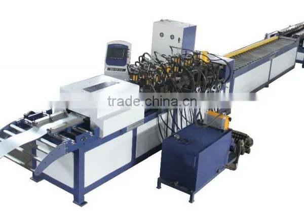 Volume damper production line; volume damper making machine