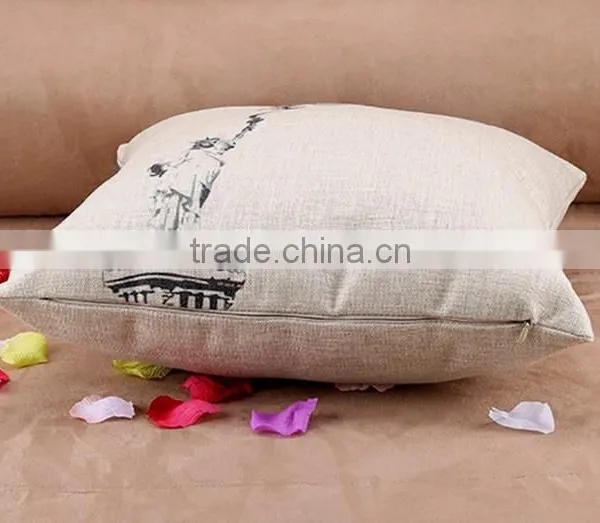 Fashionable Household Back Support Pillow Cartoon Sofa Cushion Cover photo-5
