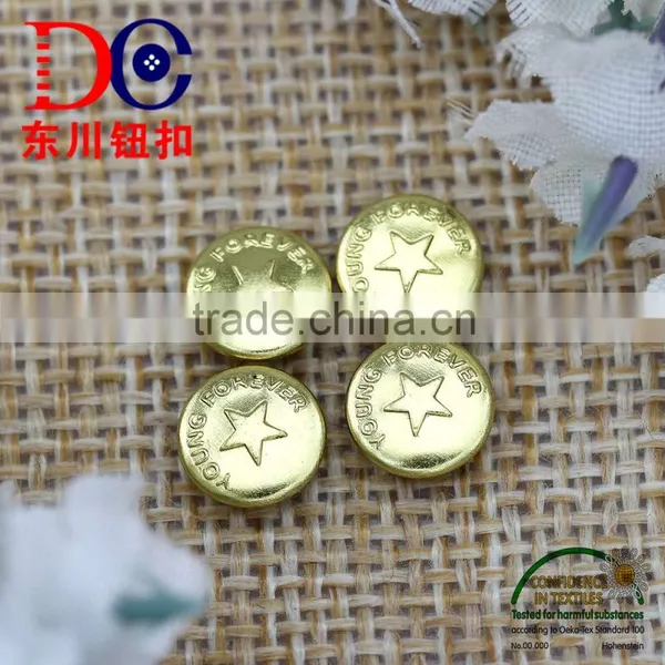 8mm Brass Metal Rivet Fashion Style Single Cap Jean Stud for Denim photo-3