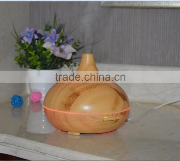 2016 Newest Model Fashion Simple Wood Grain 300 ml Aroma Diffuser Aromatherapy photo-3