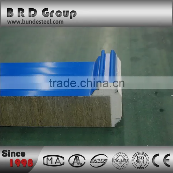 Hidden Screw Type Rockwool Sandwich Panel photo-2