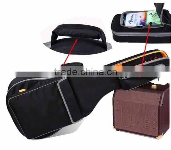 Beautiful Line Type Handle Backpack 38" Gitar Bag 10mm Sponge Foam Oxford Guitar Case YQB003 Quality Choice photo-3
