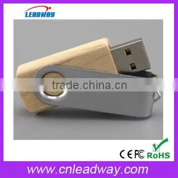 2016 Most Popular Usb Gadget Different Kinds of Wood Swivel Usb Flash Drive photo-2