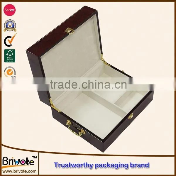 Wood Secret Box/jewelry Box Wood/natural Unfinished Wood Craft Hinged Box