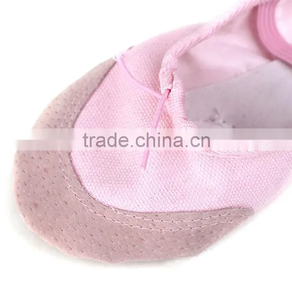 Baby Professional Ballet Shoes Soft Sole Leather Baby Girls Ballet Shoes photo-6