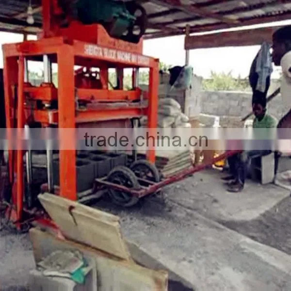 Manual Brick Making Machine Hot Sell QTJ4-40 Mobile Block Machine /small and Easy to Operate photo-4