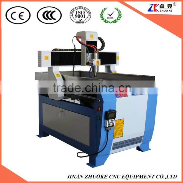 China Desktop Small CNC Router 6090 Engraving Milling With DSP Offline Control Stainless Steel Water Slot 600*900MM ZK-6090 photo-3