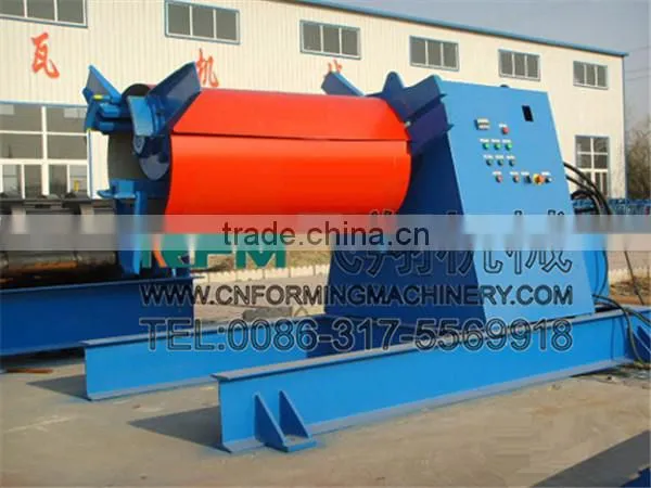 FX 5 Ton Hydraulic Colored Steel Coil Decoiler for Sale photo-3