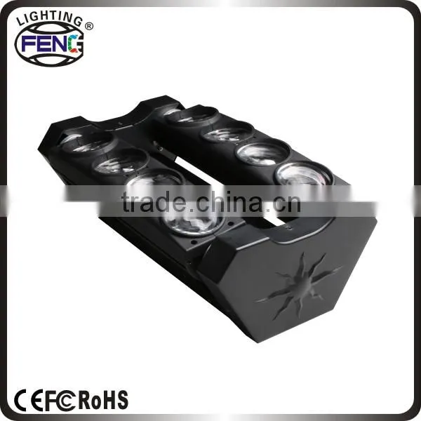 8 Heads Bee Eye 2 Linear Rotation Led Spider Wash Beam Lights photo-2