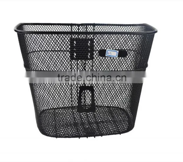 Black Steel Front Bicycle Basket HAOCHI Basket 002 003 photo-4