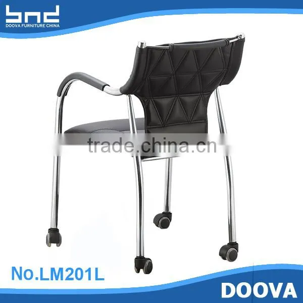 Modern Best Selling Metal Leg Office Chair With Wheels photo-2